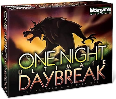 Bezier Games One Night Ultimate Werewolf Daybreak 3-7 Players 8+ Age