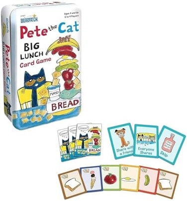 Briarpatch Pete the Cat Big Lunch Card Game Tin