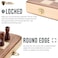Chess Armory 15" Wooden Chess Set with Felted Game Board Interior for Storage