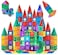 Playmags 150 Pcs Magnet Building Tiles Set for Kids - Colorful Strong 3D Magnetic Building Blocks - Pretend Play Construction Toys Building Blocks - STEM Creative Imagination &amp; Educational Toys