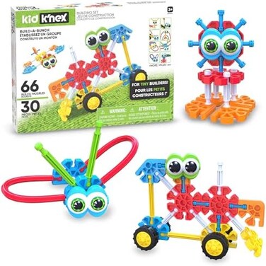 k'nex KID K&rsquo;NEX &ndash; Build A Bunch Set &ndash; 66 Pieces &ndash; For Ages 3+ Construction &nbsp;Educational Toy, packaging may vary