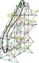Basic Fun K'NEX   Typhoon Frenzy Roller Coaster   2-in-1 Model Construction Set for Boys and Girls, 19 Foot Toy, 640 Piece Kids Building Set for Children Ages 9+   51438