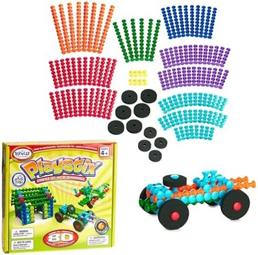 Popular Playthings Playstix Starter Set (80-Piece)