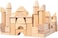 Right Track Toys Wooden Blocks - 100 Pc Wood Building Block Set with Carrying Bag and Container (Natural Colored) - 100% Real Wood