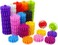 RAINBOW TOYFROG Interlocking Gears Toys for Kids - 100 Piece Kit with Tote - Colorful Manipulatives for Preschool Sensory Bin Or Occupational Therapy Tools - STEM Building Toys for Girls &amp; Boys