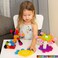 RAINBOW TOYFROG Interlocking Gears Toys for Kids - 100 Piece Kit with Tote - Colorful Manipulatives for Preschool Sensory Bin Or Occupational Therapy Tools - STEM Building Toys for Girls &amp; Boys