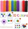 RAINBOW TOYFROG Interlocking Gears Toys for Kids - 100 Piece Kit with Tote - Colorful Manipulatives for Preschool Sensory Bin Or Occupational Therapy Tools - STEM Building Toys for Girls &amp; Boys