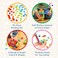 Battat Bristle Blocks 50 pieces building blocks basic set - educational toy building blocks with bristles, motor skills toys - children and baby toys from 2 years