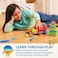 Battat Bristle Blocks 50 pieces building blocks basic set - educational toy building blocks with bristles, motor skills toys - children and baby toys from 2 years