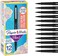Paper Mate Flair Felt Tip Pens   Medium Point (0.7mm)   Black   12 Count