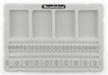Beadalon 218H-100 Bracelet Bead Board with Cover
