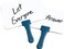 Trainers Warehouse Quick Response Whiteboards, Blue Handle