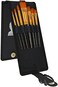 LorDac Arts Paint Brush Set 7 Artist Brushes for Painting with Acrylic Oil and Watercolor. Professional Art Quality on Canvas Wood Face and Models. Includes Carrying Case Travel Kit