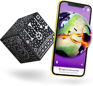 MERGE Cube - Fun &amp; Educational Augmented Reality STEM Product, Learn Science, Math, and More (1 Pack)