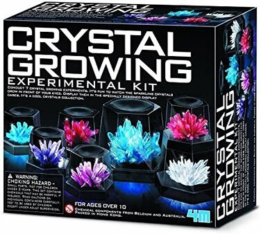 4M Crystal Growing Kit: 7 Experiments, Geology &amp; STEM Learning, Ages 10+