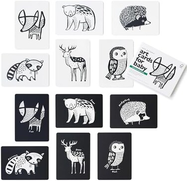 Wee Gallery Woodland Collection Art Cards for Baby