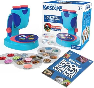 Educational Insights GeoSafari Jr. Kidscope, Kids Microscope, STEM Toy, Gift for Boys &amp; Girls, Ages 5+