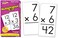 Trend Enterprises Skill Drill 91-Piece 7.5 x 15 cm Multiplication 0 to 12 Flash Cards, White