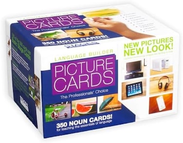 Lang-O-Learn Stages Learning Materials Language Builder Flashcards, Noun Flashcards, Autism Learning Picture Cards