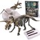 Liberty Imports Dinosaur Skeleton 3D Dino Fossil Bones Excavation Science Kit - Triceratops