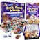Dancing Bear Rock &amp; Mineral Collection Activity Kit with Geodes, Shark Teeth Fossils, Arrowheads, Crystals, Gemstones for Kids (200+Pieces)