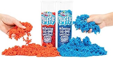 Educational Insights Playfoam Pluffle for Sensory Bins 2-Pack Red &amp; Blue, Ages 3+