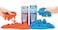 Educational Insights Playfoam Pluffle for Sensory Bins 2-Pack Red &amp; Blue, Ages 3+