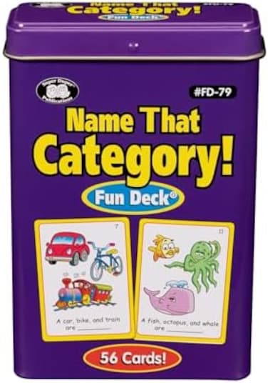 Super Duper Publications Name That Category! Fun Deck Cards - Educational Learning Toy for Kids