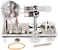Sunnytech Hot Air Stirling Engine Motor Model Educational Toy Electricity Generator Colorful LED (SC001)