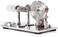 Sunnytech Hot Air Stirling Engine Motor Model Educational Toy Electricity Generator Colorful LED (SC001)