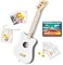 Loog Mini Acoustic kids Guitar for Beginners 3-strings Ages 3+ Learning app and lessons included