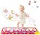 M SANMERSEN Musical Mat,Sanmersen Baby Early Education Coolplay Music Piano Keyboard Carpet Animal Blanket Touch Play Safety Learn Singing funny Toy for Kids (Purple)