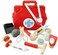 Le Toy Van - Kids Wooden Educational Pretend Play Honeybake Doctor's Medical Set Kit Role For Boys And Girls Red 3 Year Old +, 8.66" x 5.70" 5.90" TV292