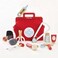 Le Toy Van - Kids Wooden Educational Pretend Play Honeybake Doctor's Medical Set Kit Role For Boys And Girls Red 3 Year Old +, 8.66" x 5.70" 5.90" TV292