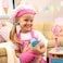 Battat Play Circle &ndash; Smart Cookie Chef&rsquo;s Apron &ndash; Chef Hat and Matching Pink Apron with Toy Cooking &amp; Baking Accessories &ndash; Pretend Play House &amp; Kitchen Set for Kids Ages 3 and Up (6 Pieces)