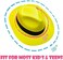NOVELTY PLACE [Party Stars Neon Fedora Plastic Party Hats