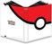 مجلد بطاقات برو-بايندر ب 9 جيوب بتصميم كرة البوكيمون من الترا برو 14573