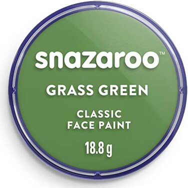 Snazaroo Classic Face Paint, Dark Green, 0.6 Fl Oz (Pack Of 1), 1118477