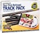 Bachmann Trains Snap-Fit E-Z TRACK WORLD&rsquo;S GREATEST HOBBY TRACK PACK - Steel Alloy Rail With Black Roadbed - HO Scale, White Medium