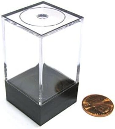 صندوق عرض بلاستيكي صغير من Chessex Dice