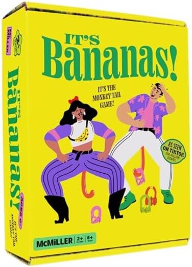 MCMILLER ENTERTAINMENT It's Bananas! Monkey Game For Kids, Teens, And Adults   Fun Family Board Game, Card Game, Party Game   Top 10 Board Games Of 2022   Christmas, Thanksgiving, And Game Night
