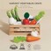 Le Toy Van Honeybake Collection Vegetables '5 A Day' Crate Set Premium Wooden Toys for Kids Ages 3 Years &amp; Up