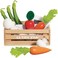 Le Toy Van Honeybake Collection Vegetables '5 A Day' Crate Set Premium Wooden Toys for Kids Ages 3 Years &amp; Up