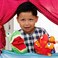 HABA Glove Puppet Eat-It-Up with Built in Belly Bag to Feed the Monster
