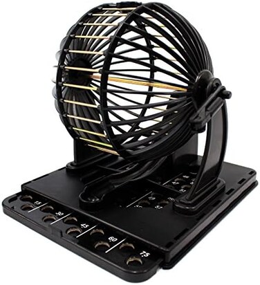 PowerTRC Bingo Machine Cage Game Set with Balls (Classic)