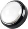 EG STARTS 4 Inch 100 mm Big Dome 12 V LED Light Button with Micro Switch for Arcade Machine Video Game Parts (White)