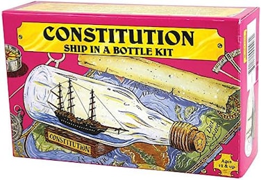 Cape Shore USS Constitution Ship Build Your Own Boat In A Bottle Model Kit - Made In US