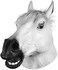 OTRIEK Laylala Horror Scary White Horse Head Mask for Halloween Cosplay Costume Party