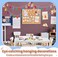 WILLBOND 4 Packs Cotton Tassel Garland Colorful Tassel Banner Decorative Wall Hanging for Home Decoration Wedding Birthday Baby Shower Party Supplies, Pre-Assembled (Tassel in 3.1 Inches)