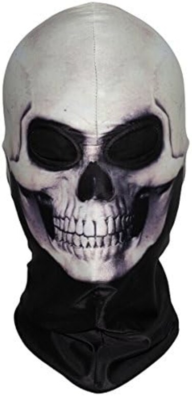 WTACTFUL Ghost Face Mask, Scary Skeleton Skull Mask - Excellent Quality, Comfortable &amp; Perfect for Halloween Costume